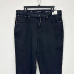 J.Crew  Classic Straight Jean Washed Black Stretch High Rise Organic US 31 NWT Photo 4