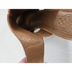 Vince Camuto  Jace Diamond Cut Tan Leather Block Heel Sandals Size 8 Photo 8