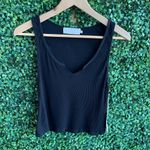 Lacausa  - NWT | Roxy Tank - Sz Large | Black - Ribbed Photo 4