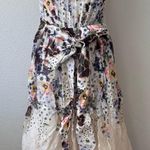 Zimmermann silk linen Floral Midi Dress Purple Size 6 Photo 0