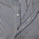 Frank & Eileen  Women’s 100% Cotton Barry Navy & White Button Down Shirt Size XS Photo 4