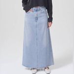 AGOLDE Hilla denim maxi skirt size 28 Photo 1