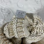 C.C. Exclusive Women’s Ivory Gold Knit Beanie Winter Hat Toboggan NWOT Photo 6