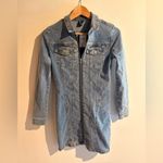 Windsor Super cute zip up denim dress NWT Photo 2