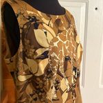 Talbots  Cream and Brown Midi Dress with Timeless Elegance Photo 2