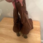 Anne Michelle  Boots Size 9 brown suede fringe boots Photo 4