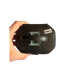 None Black Faux Leather Jewelry Box With Mirror & Initial E Monogram - Travel Size 5" Photo 8