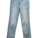 Peace Love World  Inside Slit Straight Leg Jeans Medium Wash Women’s Size 00 | 27 Photo 2