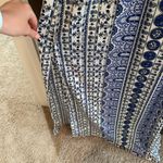 Japna Blue And White Patterned Dress Photo 1