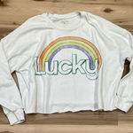 Grayson Threads  Lucky Cropped Sweatshirt Women’s XL Photo 0