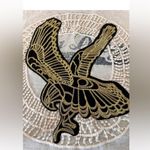 Furst of a Kind  NWT Vintage UNISEX Embroidered Eagle Knit Sleeveless Tank Top OS Photo 6