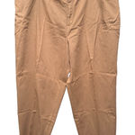 C.J. Banks Khaki Pants Relaxed Fit Pleated Front Casual Trousers Slacks 24W Tan Size undefined Photo 0