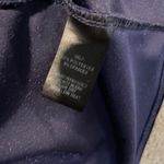 Lulus Dress Womens Small Velvet Velour Navy Blue Lace Babydoll Knee Romantic Photo 3