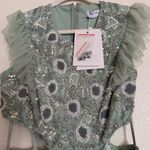 Mac Duggal  Floral Beaded Ruffle Mini Dress Photo 7