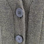 Kardashian Kollection Dash by Kardashian Women's Metallic Gold Button Up Cardigan Size Small Photo 2