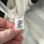 Loft  Striped Textured Mini Skirt Beige/Black Size 8 Photo 4