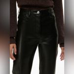 Wilfred NEW Aritzia The Melina High-waisted Vegan Leather Pants Black Photo 4