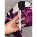Lululemon Run For Your Life Crop Hyper Stripe Raspberry Glo Light Plum Pow Sz 8 Purple Photo 4