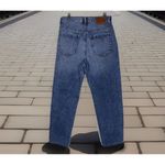 ZARA Women’s Size 6 High Rise Baggy Straight Mom Medium Wash Jeans Photo 2