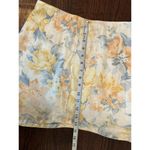 Abercrombie and Fitch Floral Mini Skirt Size Medium Yellow Photo 7