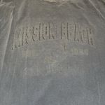 Vintage Faded Mission Beach San Diego Blue Tshirt Medium Cropped Photo 2