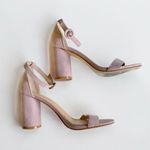 JustFab Blush Pink Block Heels Size 5.5 Photo 5
