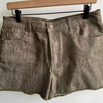 Frye  Midrise Raw Edge Jean Shorts 12 streetwear boho festival campcore staple‎ Photo 0