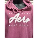 Aeropostale Pink/White Hoodie Sweatshirt Size XL Long Sleeve Logo Graphic Pocket Photo 1