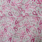 LL Bean Pink Paisley Wrinkle Free Pinpoint Oxford Long Sleeve Button Shirt XL Photo 4