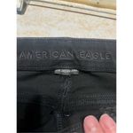 American Eagle  Black Button Fly-Curvry-Hi Rise-Crop Jegging Sz 4 Photo 2