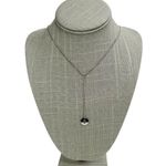 American Eagle Silver Tone E Monogram Initial Y Chain Necklace Photo 0