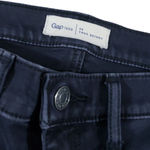 Jeans Size 26 Gap 1969 True Skinny Moto Jeans Women's Denim Pants Ankle Zip Stretch Mid Rise Photo 5