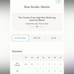 Anthropologie The Colette Crop High-Rise Wide-Leg Jeans by Maeve Photo 12