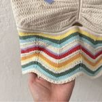 American Eagle  Live Your Life Crochet Mulitcolor Crop Tube Top XS Photo 6