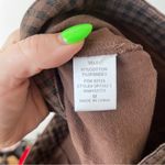 Le lis Black Brown Gingham Retro Cropped Straight Leg Trouser Pants M Photo 2