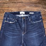 frame denim Le Crop Mini Boot Jeans Size 32 Cabana Blue Wash Cropped Flare Photo 7