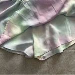 Karlie  skort blue purple tie dye size S forgiving waistband Photo 2