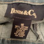 Denim & Co  cropped wide leg jeans Photo 4