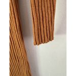 Free People  Walk About Ribbed Maxi Dress Mustard Yellow XS Neutral Earthy Boho Photo 5