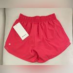 Lululemon NWT  Hotty Hot High Rise 4” Lined Glazed Pink Size 4 Photo 9