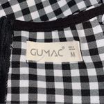 Gumac White Black Gingham Sleeveless Bow Dress Size Medium Photo 5