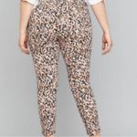 Lane Bryant  strech skinny pink leopard jeans 24 Photo 1