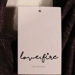 Love, Fire NWT  Gigi Woven Dress in Dry Plum Photo 4