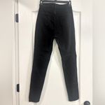 SheIn D2. Black high rise denim jeans, adjustable knee area with grommets, 2 Photo 3