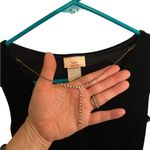 Vintage 90s y2k black velvet rhinestone neckline sleeveless special occasion top Photo 6