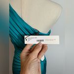 NWT Delfi Collective Solie Long Cut Out One Shoulder Dress Teal Sz Small‎ $458 Green Photo 9