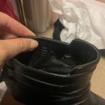 Calvin Klein runway black wedge boot buckles classic goth contemporary designer Photo 4