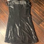 Black sequined mini dress cocktail wedding new year NWT Size undefined Photo 1