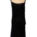 Vintage Y2K Onyx Nite Slip Dress Sz 10 Whimsigoth Vampy Shimmer Sheer Mob Wife Black Photo 0