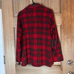 Ralph Lauren Lauren black label Red Plaid Pajama button down Shirt size L Photo 3